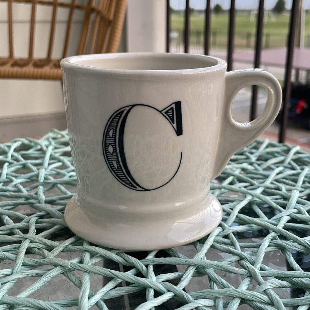 Anthropologie Monogram Mug “C”
